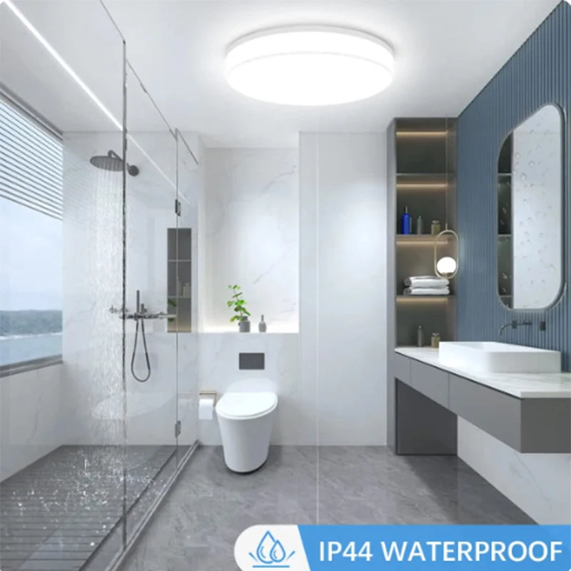 Lámpara de techo LED redonda ultrafina para dormitorio, iluminación LED brillante para habitación, accesorio de iluminación de techo, decoración moderna del hogar.