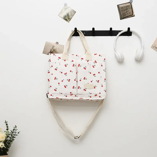 Bolso de mano con estampado floral de gran capacidad y moderno, de un solo hombro, de color puro, para mujer, informal y elegante, con forro de poliéster suave.