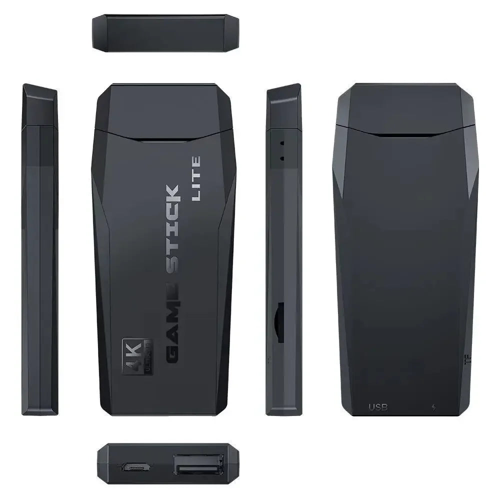 Consola de videojuegos 2.4G con doble mando inalámbrico, 4K, 20.000 juegos, 64 juegos retro de 32 GB para PS1/GBA, regalo de Navidad para niño.