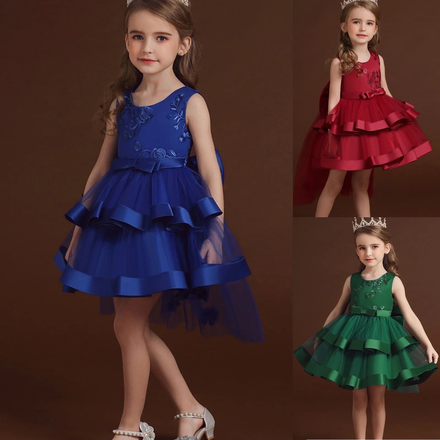 Ropa para niños, vestidos de Navidad de Año Nuevo, vestidos, disfraces, vestidos de flores para niñas, vestidos de fiesta de boda, vestidos para niñas