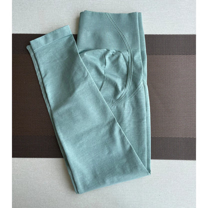 Mallas deportivas para mujer, pantalones de yoga, leggings ajustados sin costuras, suaves, de cintura alta, para gimnasio, entrenamiento, ropa deportiva y fitness.