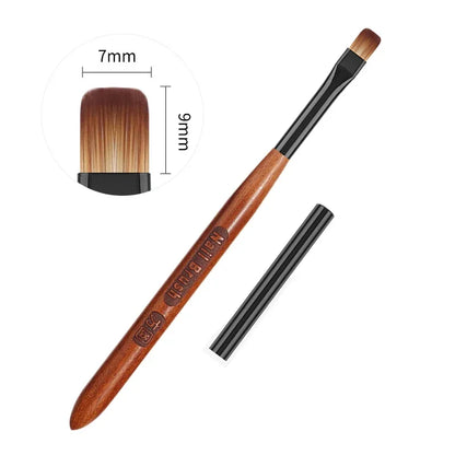 Lápiz de fototerapia con pegamento para uñas, pincel de gel UV, pincel acrílico, pinceles profesionales para decoración de uñas, pinceles para pintar y dibujar, herramientas de manicura.