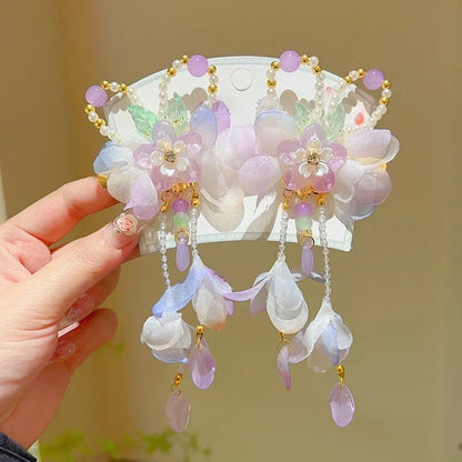 Accesorios para niños, accesorios para el cabello de fiesta de princesas, regalo cultural infantil, accesorios para el cabello de niña, horquillas y pinzas para el cabello
