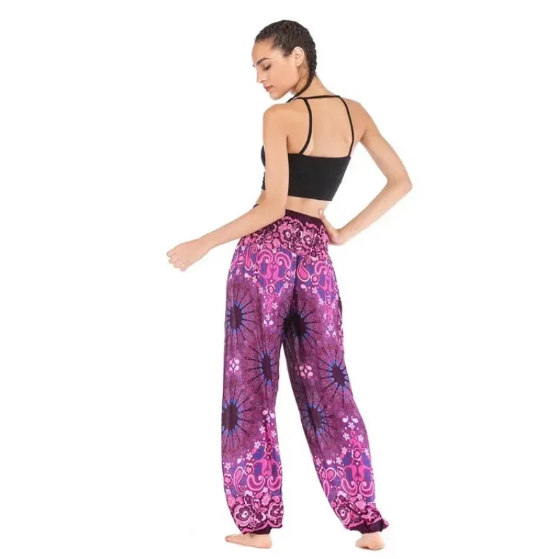 Pantalones de yoga personalizados para mujer, pantalones deportivos vintage, pantalones deportivos holgados de moda, pantalones casuales, ropa de calle para mujer