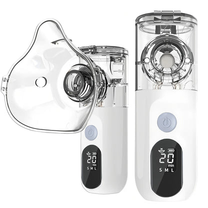Nebulizador portátil inteligente de malla de mano, nuevo modelo 2025, para adultos y niños, mini nebulizador doméstico.
