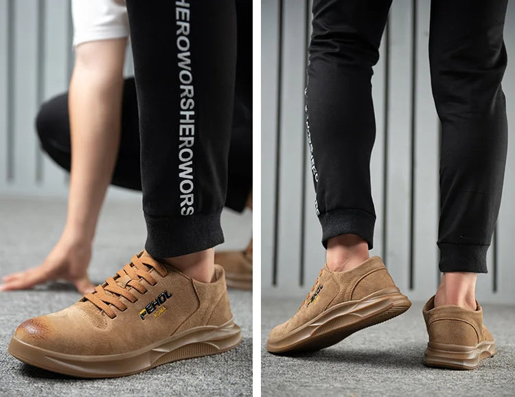 Zapatos de seguridad para hombre, calzado de trabajo antiperforación, zapatos de trabajo indestructibles, zapatillas deportivas, calzado industrial, botas de seguridad antiperforantes.