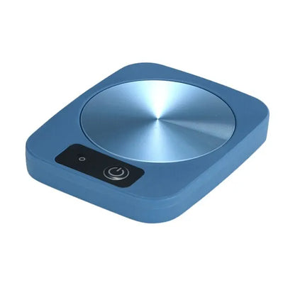 Calentador de tazas eléctrico, almohadilla térmica para leche, té y agua, tapete calentador para tazas, posavasos termostático constante, bajo consumo, regalo para el hogar y la oficina
