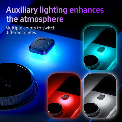 Nueva luz ambiental USB para interior de coche, luces de señal LED, lámpara de lectura automática, luces nocturnas decorativas, accesorios interiores