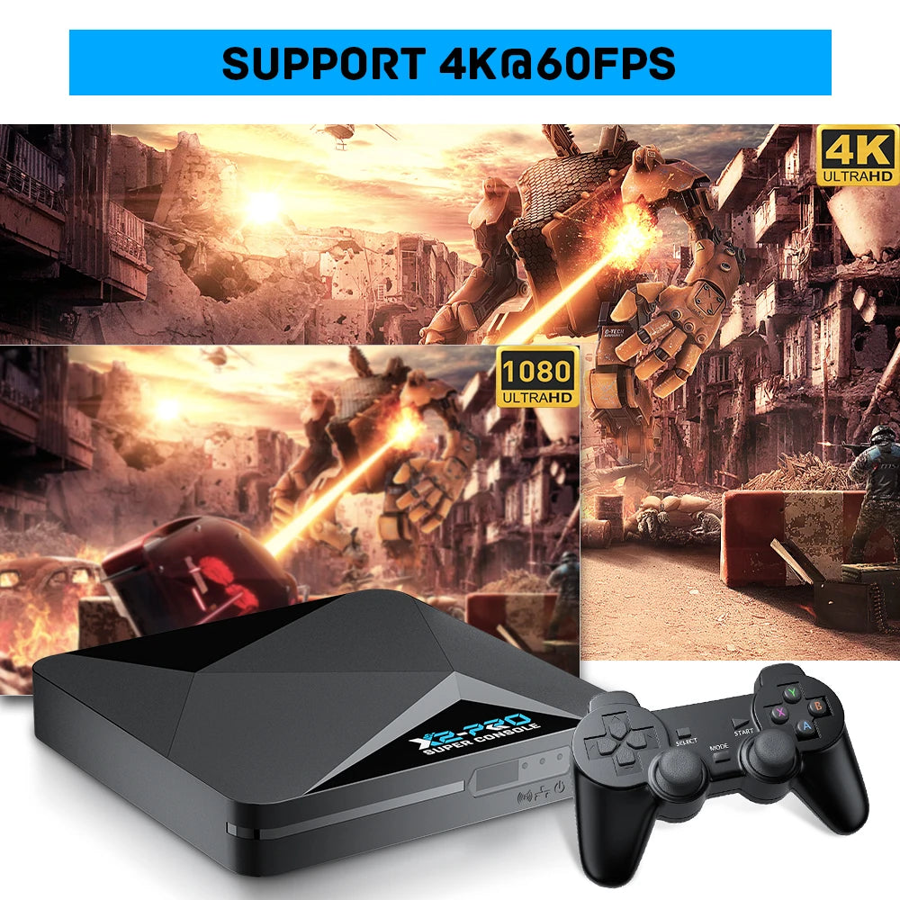 Consola de videojuegos retro Super Console X2 Pro con más de 100 000 juegos para MAME/ARCADE/Sega Saturn/DC en 4K HD