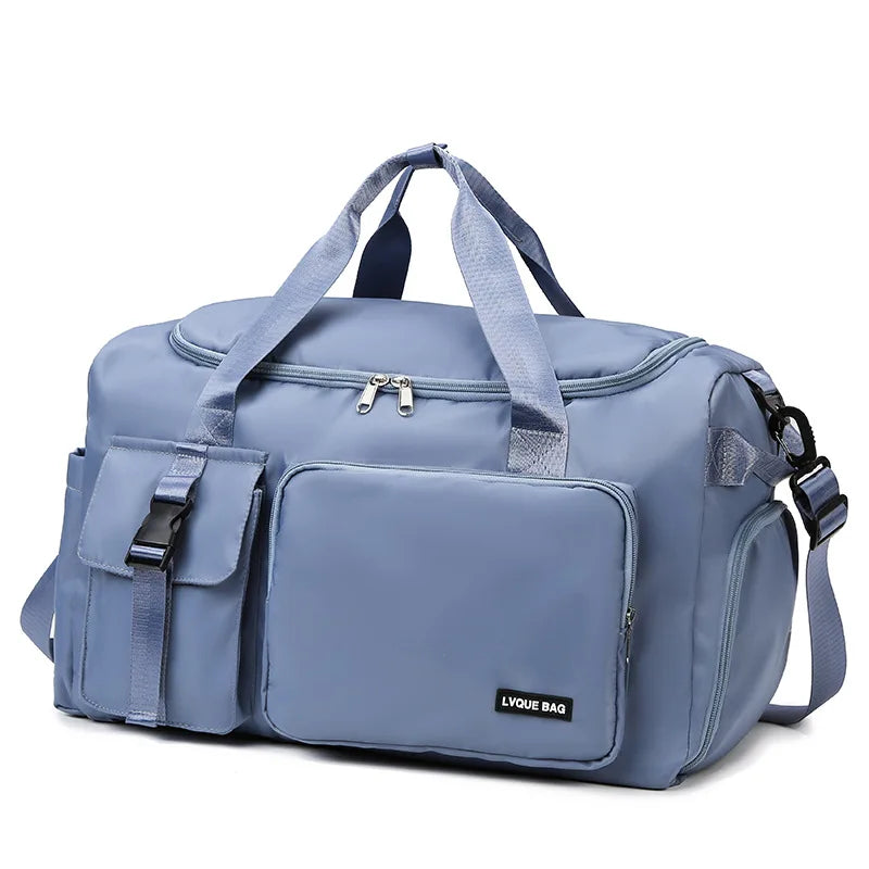 Bolsa deportiva de gimnasio, bolsa de viaje seca y húmeda para mujer, para natación, hombro, bandolera, fitness, viajes al aire libre, bolsa de viaje de fin de semana, bolsa de lona
