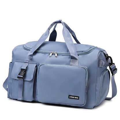 Bolsa deportiva de gimnasio, bolsa de viaje seca y húmeda para mujer, para natación, hombro, bandolera, fitness, viajes al aire libre, bolsa de viaje de fin de semana, bolsa de lona