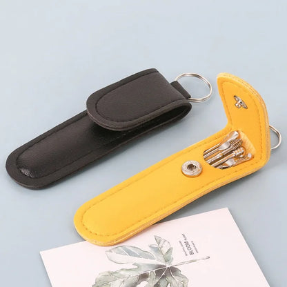 Kit de limpieza de oídos de 6 piezas, removedor de cerumen, cureta, cuchara, herramienta de extracción para bebés y adultos.