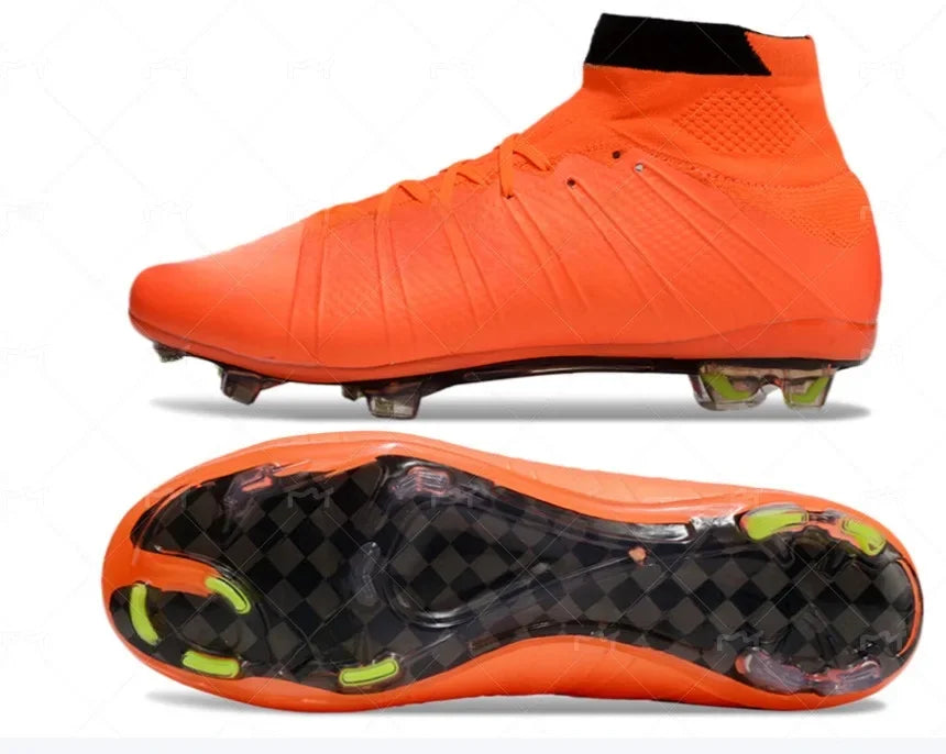 Botas de fútbol de caña alta para hombre. Ventas transfronterizas. Assassin 10.ª generación FG. Garantía de calidad. Venta única. Reclutamiento de agentes.