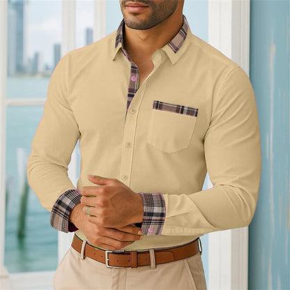 Camisas de vestir para hombre, camisas informales para la oficina y actividades al aire libre, camisas suaves y cómodas para la calle, camisetas de alta calidad para hombre, tallas grandes