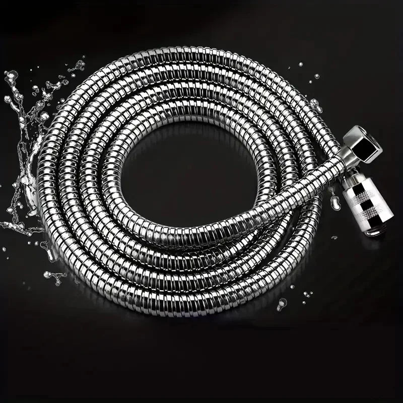 Manguera de ducha de baño de acero inoxidable, tubo flexible, cabezal de ducha, tubería de plomería para accesorios de baño