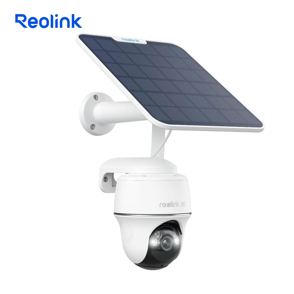 Cámara de seguridad celular REOLINK 4K, SIM 3G/4G LTE, alimentación solar, visión nocturna a color, almacenamiento local/en la nube, cámara exterior con batería