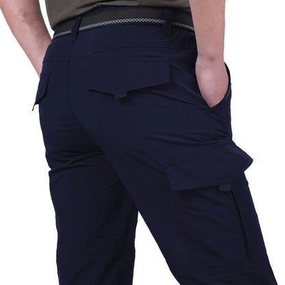 Pantalones de carga tácticos impermeables para hombre, pantalón largo militar, informal, transpirable, de secado rápido, para exteriores, nuevo modelo