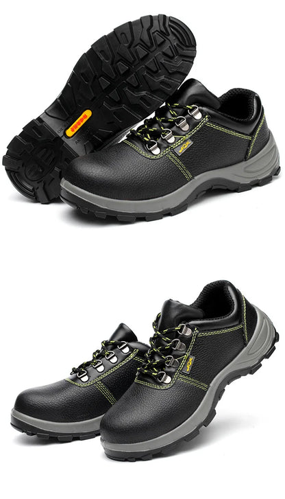 Work Safety Shoes Men Waterproof Slip On Male Breathable Work Steel Toe Shoes Electrical Insulation Construction Sneakers