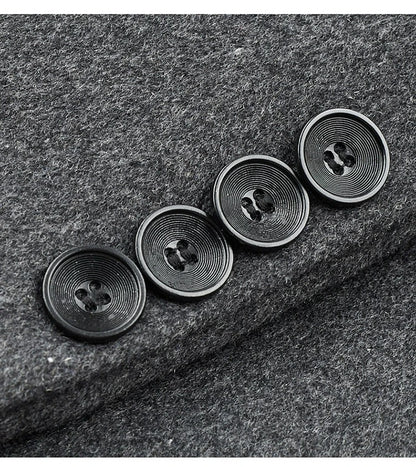 Abrigo de lana de invierno COMXZ 2025 para hombre, estilo retro, grueso, de cachemir, ropa urbana coreana, ligero, de lujo, con mezcla de lana.