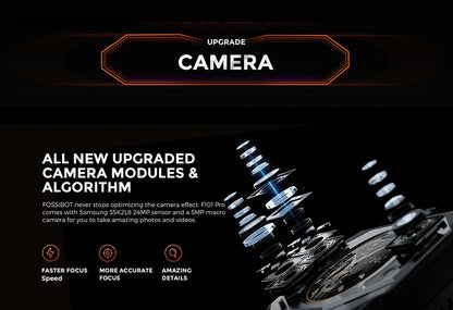 Teléfono inteligente resistente Fossibot F101Pro, 15 GB + 128 GB, Android 13, IP68, resistente al agua, batería de 10600 mAh, NFC, versión global