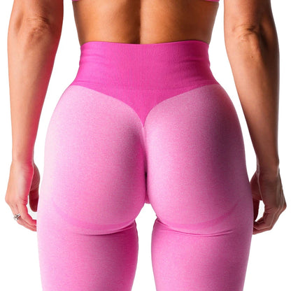 Nuevas mallas deportivas sin costuras, tipo leggings, de spandex, para mujer, suaves, para entrenamiento, fitness, yoga, cintura alta, ropa de gimnasio.