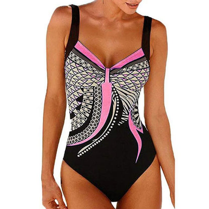 2024 One Piece Swimsuit Sexy Ruched Tummy Control Swimwear Women Vintage Solid Monokini Beachwear Female Bathing Suit Plus Size