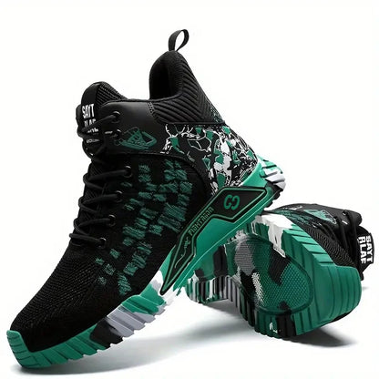 Zapatos de seguridad de caña alta con punta de acero para hombre y mujer, botas de seguridad indestructibles y antigolpes.