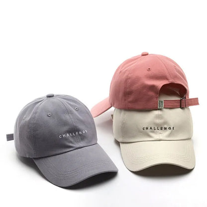 Gorra de béisbol con letras bordadas para mujer, primavera, verano, exterior, protección solar, unisex, gorra deportiva informal de hip hop para hombre