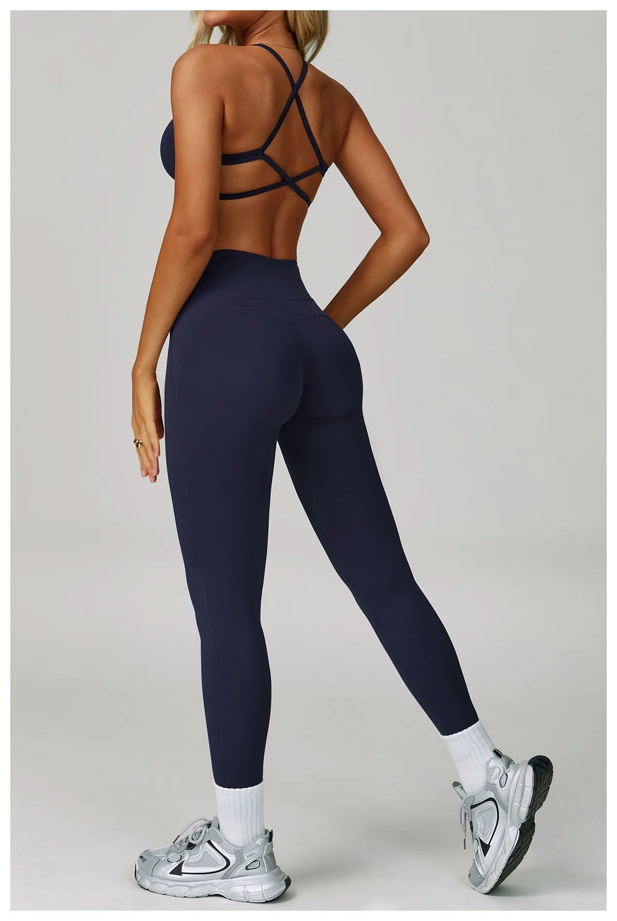 2 Piece Set Women's Tracksuit Fitness Clothes Yoga Sets Sportswear Workout Bra High Waist Leggings Set Gym Clothing Sports Suits