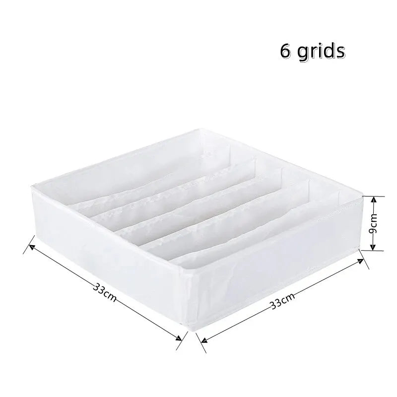 Caja organizadora para guardar ropa interior, calcetines, sujetadores y bragas, ideal para el hogar, el dormitorio y el armario.