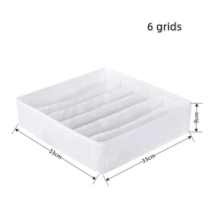 Caja organizadora para guardar ropa interior, calcetines, sujetadores y bragas, ideal para el hogar, el dormitorio y el armario.