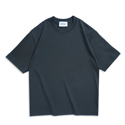 WAVLATII Camisetas de verano de gran tamaño para mujeres y hombres, camisetas casuales marrones para mujeres, camisetas de calle coreanas, camisetas unisex básicas sólidas para jóvenes y geniales