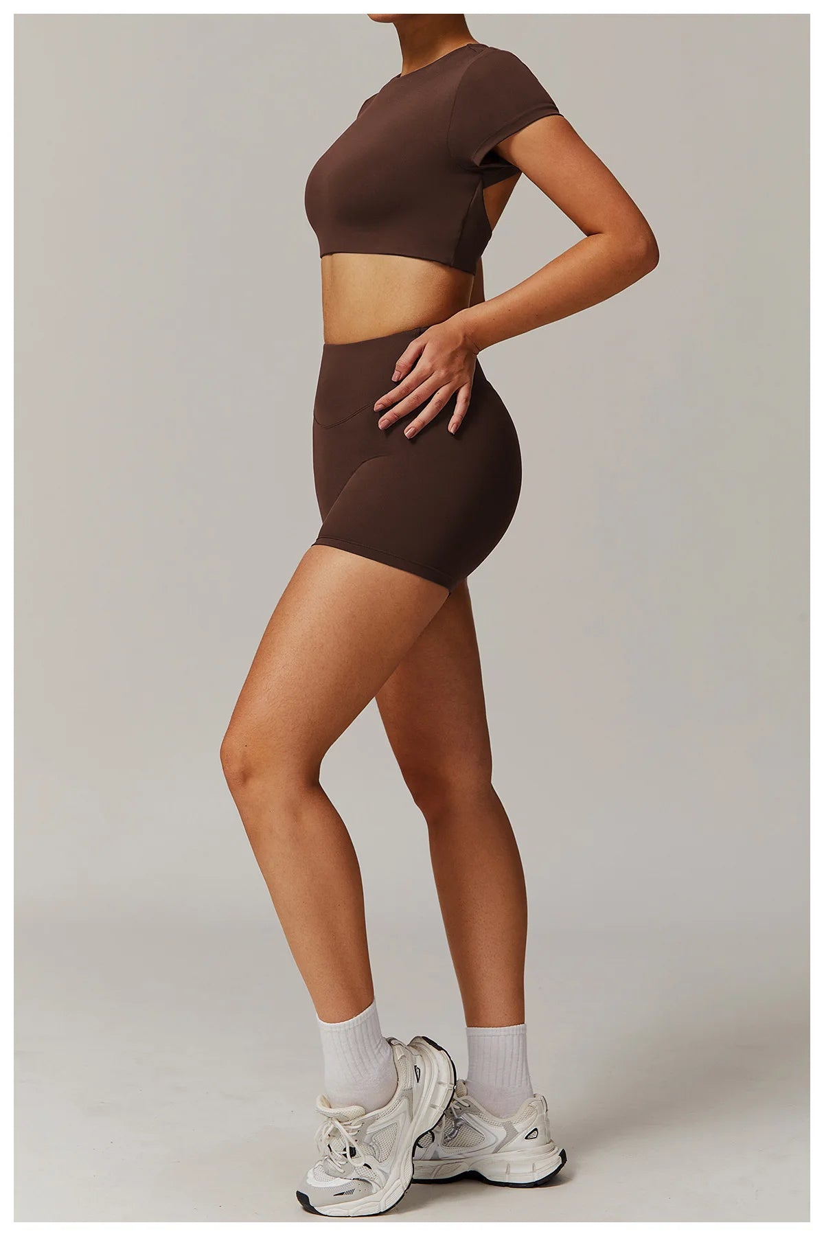 Women's Tracksuit 2PCS Yoga Sets Sportswear Workout Fitness Long Sleeved Sports Bra High Waist Leggings Gym Clothing Sports Suit
