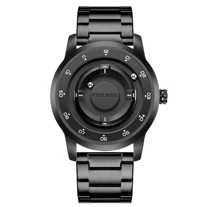 Relojes de pulsera de cuarzo para hombre Foxbox 2025 de lujo, creativos, con cuentas deslizantes, a la moda, impermeables, con fuerza magnética, reloj para hombre, Reloj.