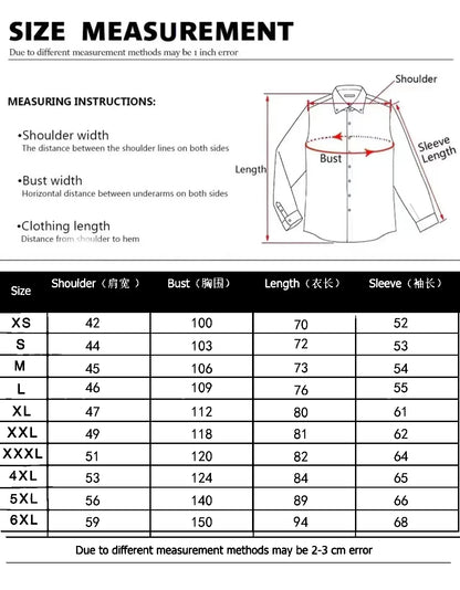 Spring Men's Long Sleeve Shirt Fashion Vintage Texture Print Long Sleeve Shirt Men's Flap-Collar Shirt Top Office Suit