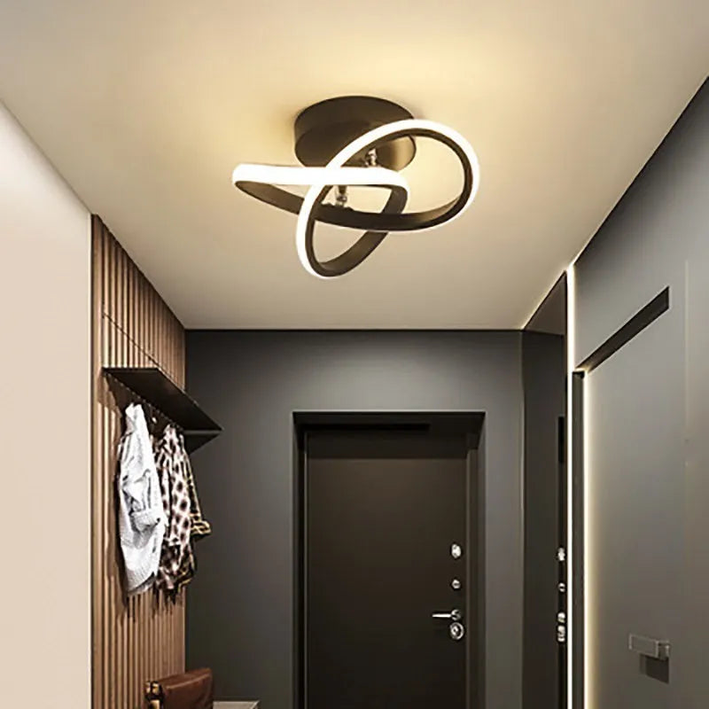 Lámparas de techo LED para pasillo, modernas y minimalistas, para sala de estar, balcón, entrada, escalera, decoración del hogar, accesorios LED brillantes.