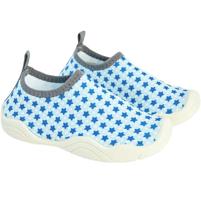 Zapatillas de senderismo para niños, zapatos de agua con suela blanda para niños, calzado antideslizante de dibujos animados para playa, para nadar descalzo