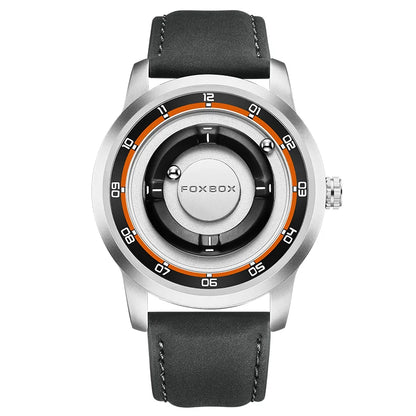 Relojes de pulsera de cuarzo para hombre Foxbox 2025 de lujo, creativos, con cuentas deslizantes, a la moda, impermeables, con fuerza magnética, reloj para hombre, Reloj.