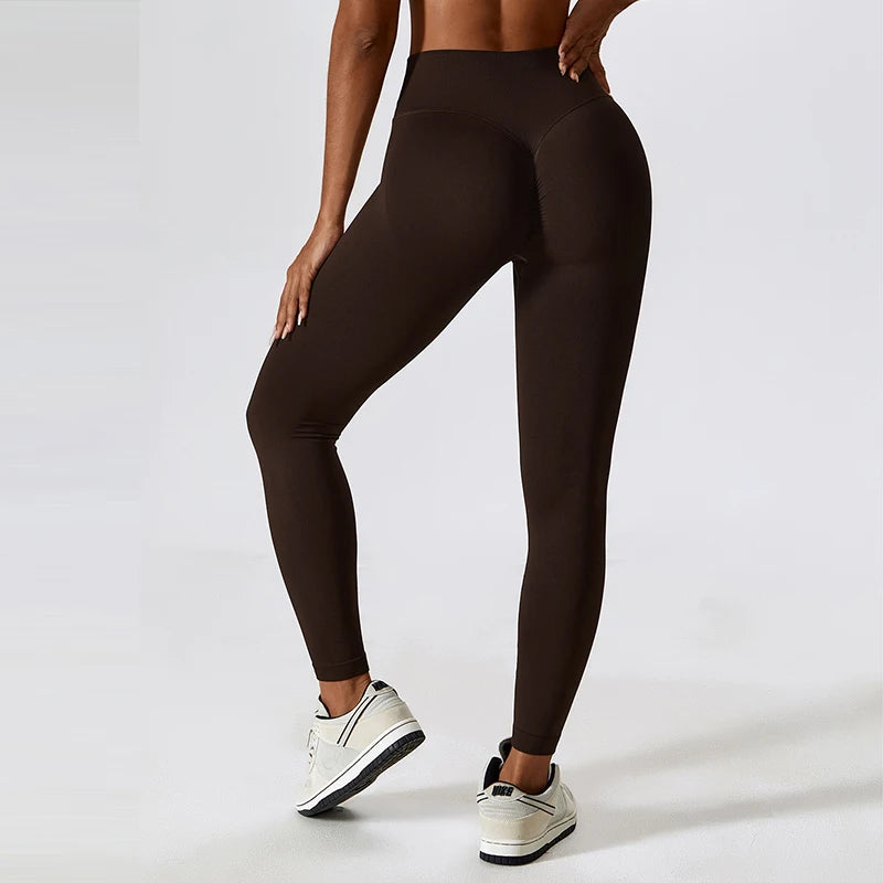 Leggings de yoga de alta calidad Hearuisavy para mujer, ideales para fitness al aire libre y gimnasio. Leggings transpirables para entrenamiento, con efecto push-up.