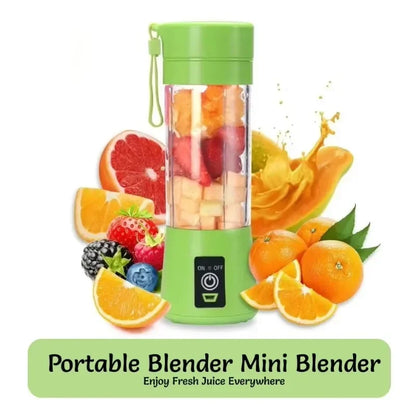 Mini licuadora portátil recargable por USB (2025), 380 ml, para batidos de mano, taza de viaje para batidos y jugos para llevar.