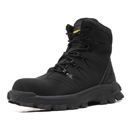 Zapatos de seguridad para el trabajo para hombres, zapatillas ligeras de trabajo protectoras, zapatos ligeros, zapatos transpirables, zapatos de trabajo antiperforación.