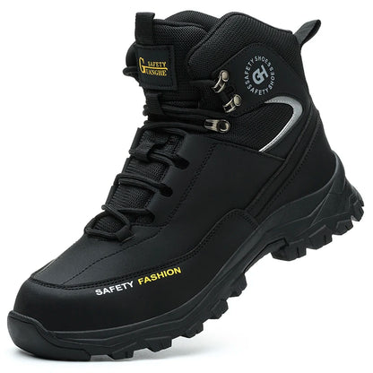 Botas de trabajo, zapatos de seguridad indestructibles, zapatos con punta de acero para hombre, zapatillas antipinchazos, zapatos de trabajo antideslizantes para mujer, botas tácticas para hombre