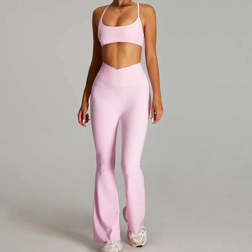 Conjunto deportivo de yoga para mujer mikeyoga, 2 piezas, secado rápido, ideal para gimnasio, correr y entrenar. Incluye ropa deportiva de manga corta para yoga.