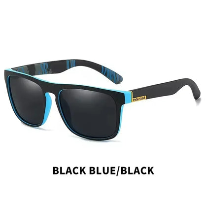 Gafas de sol deportivas de moda, polarizadas, con protección UV, personalizadas, con montura cuadrada de metal, para hombre y mujer, con protección UV400.