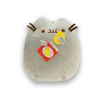 Juguete para gatos, juguete de peluche de Animal suave, almohada de gatito blanco y gris, regalo de cumpleaños, juguetes para mascotas Deco