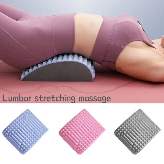 Almohada de estiramiento de espalda, soporte lumbar para cuello, masajeador para cuello, cintura, espalda, hernia discal, alivio del dolor, herramientas de masaje y relajación.