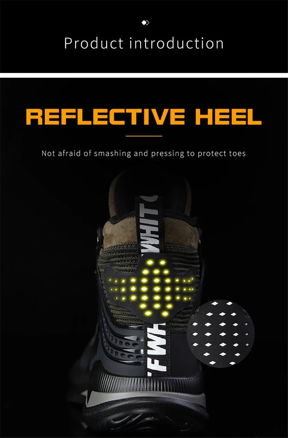 Botas de trabajo de seguridad para hombre con puntera de acero, nuevas, antiaplastamiento y antipinchazos. Calzado antideslizante para hombre, modelos para las cuatro estaciones.