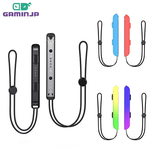 GAMINJA Para Nintendo Switch y OLED Gamepad Controller Gamepad Hand Rope Joy-con Correa de muñeca Laptop Videojuegos Accesorios
