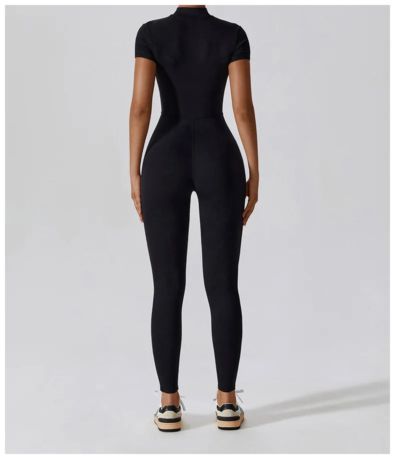 Conjunto de yoga de verano para mujer, ropa deportiva para entrenamiento, mono de gimnasio, mono deportivo siamés para mujer