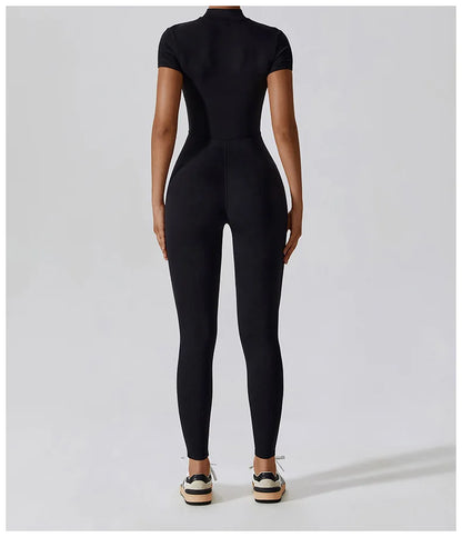 Conjunto de yoga de verano para mujer, ropa deportiva para entrenamiento, mono de gimnasio, mono deportivo siamés para mujer